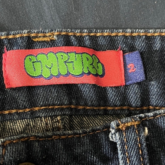 Empyre Tori Denim Cargo Jeans Baggy High waist sz 2 - Picture 11 of 13